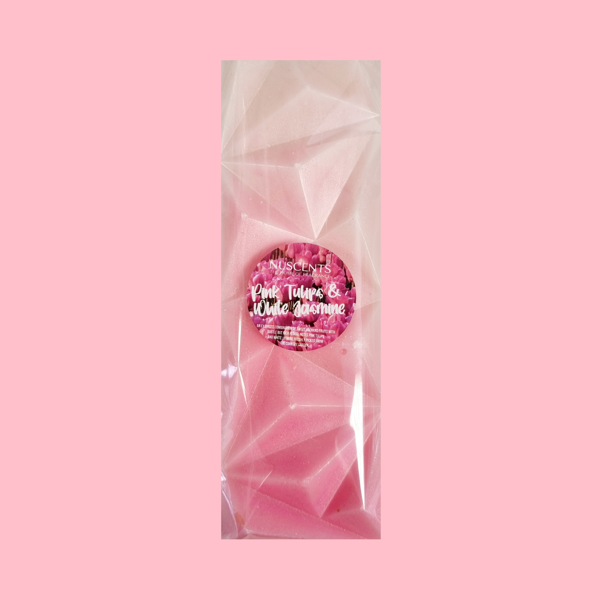 Pink Tulips & White Jasmine Mrs Hinch Inspired Wax Melt Snap Bar XL