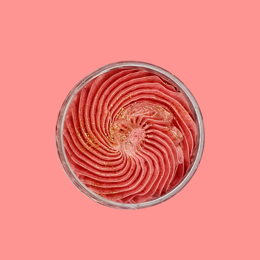 Strawberry & Rhubarb Whipped Soap