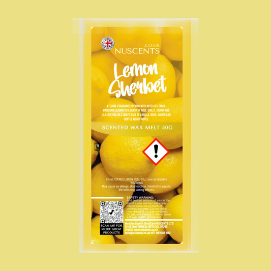 50g Lemon Sherbet Scented Wax Melt