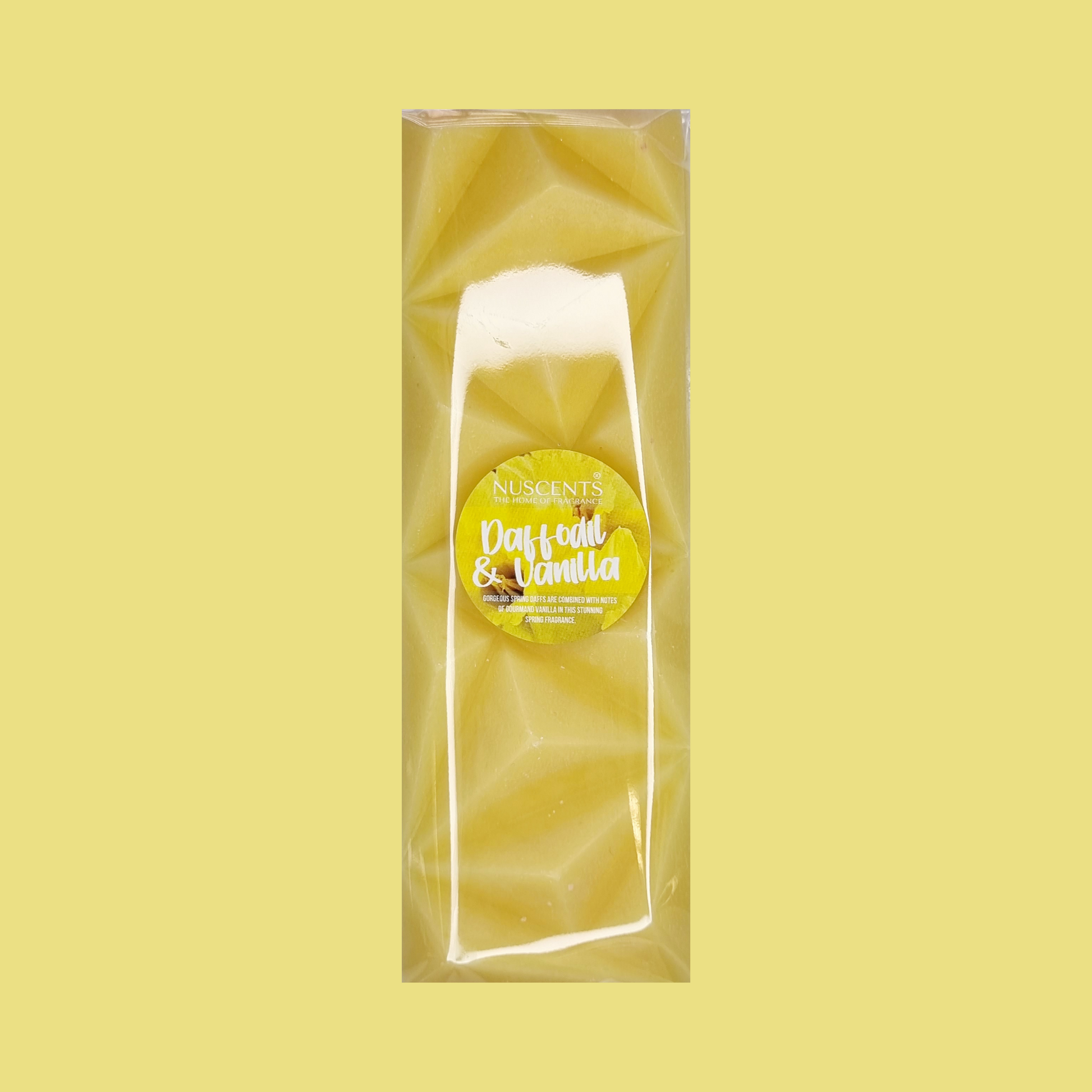 Daffodil & Vanilla Flower Wax Melt Snap Bar XL