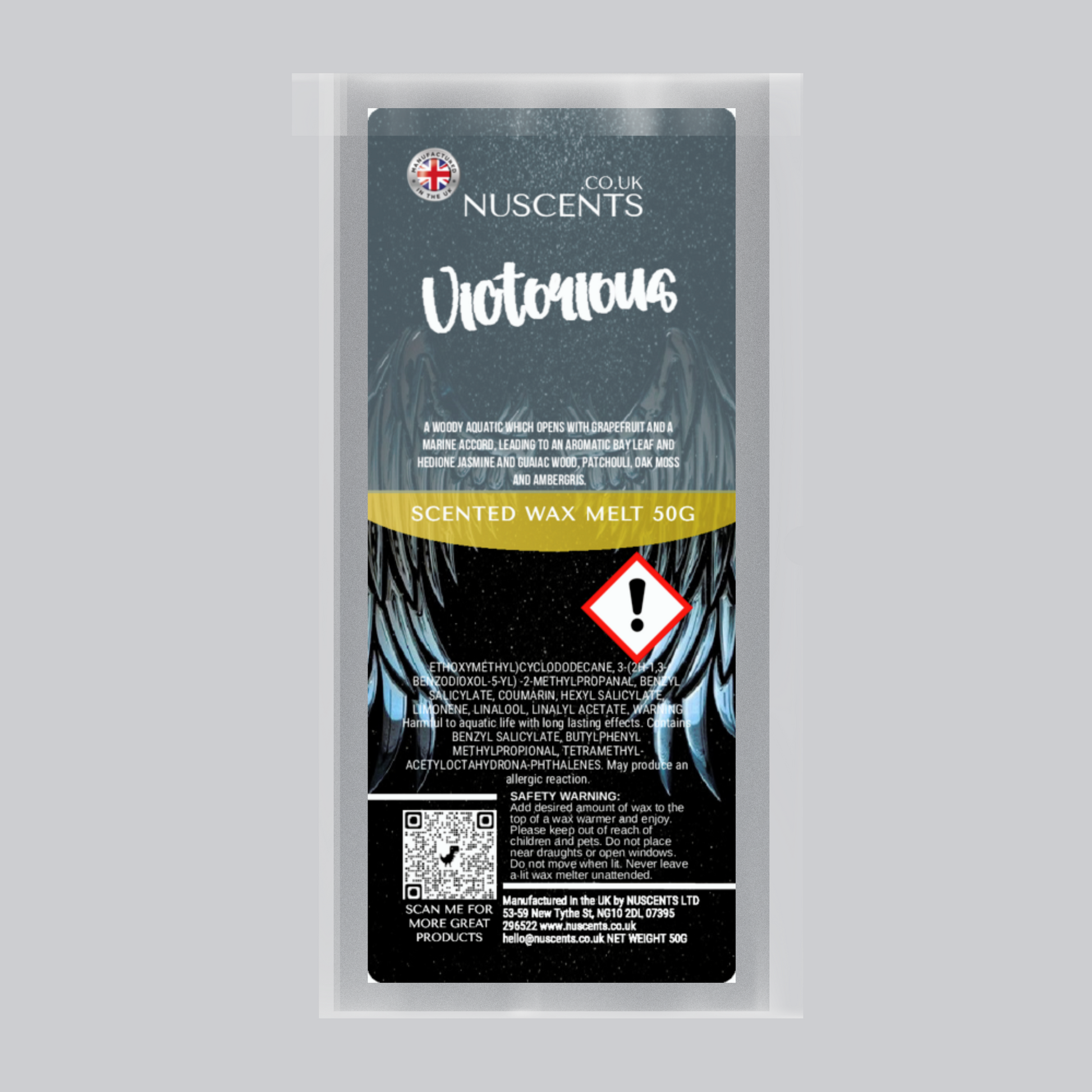 50g Victorious (INVICTUS) Scented Wax Melt