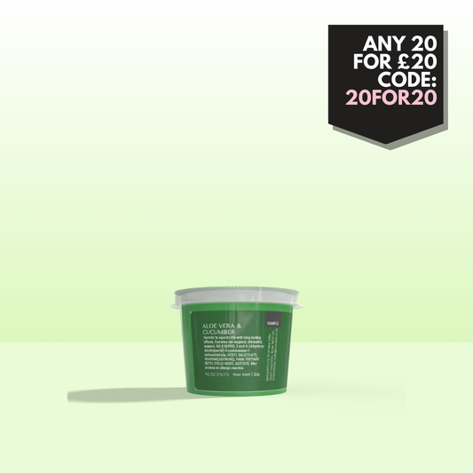 Aloe Vera & Cucumber Wax Melt Sample 25g