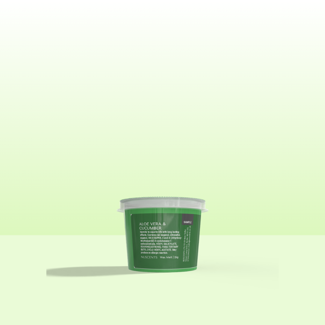 Aloe Vera & Cucumber Wax Melt Sample 25g