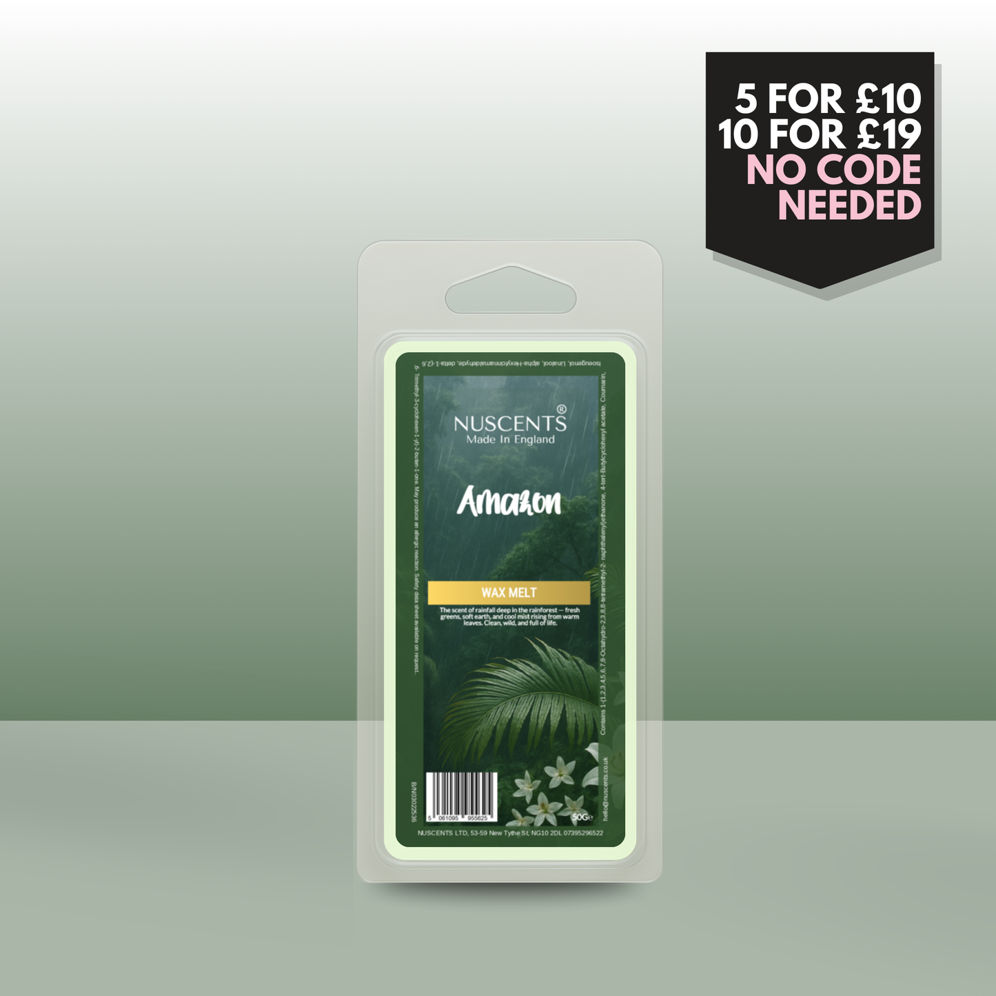 50g *NEW Amazon Scented Wax Melt