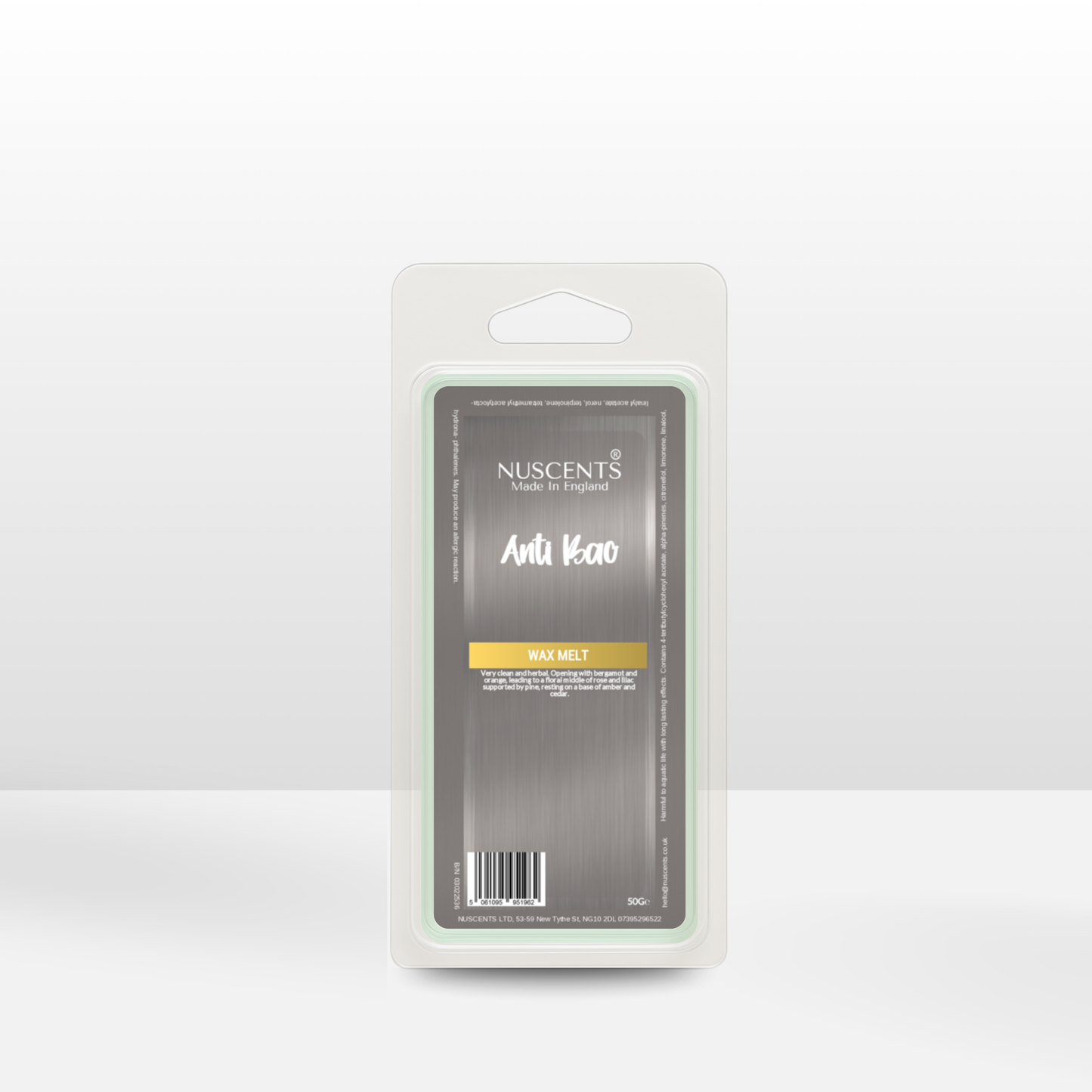 50g *Anti Bac Scented Wax Melt