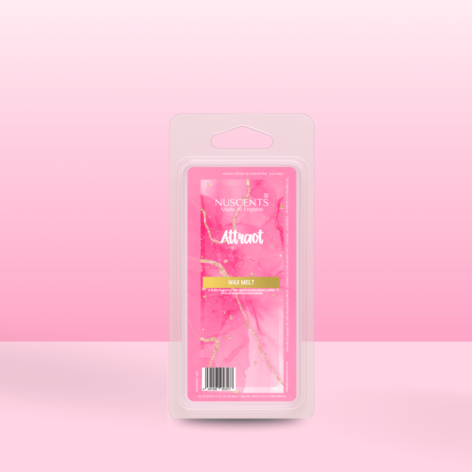 50g *Attract Scented Wax Melt - Nuscents