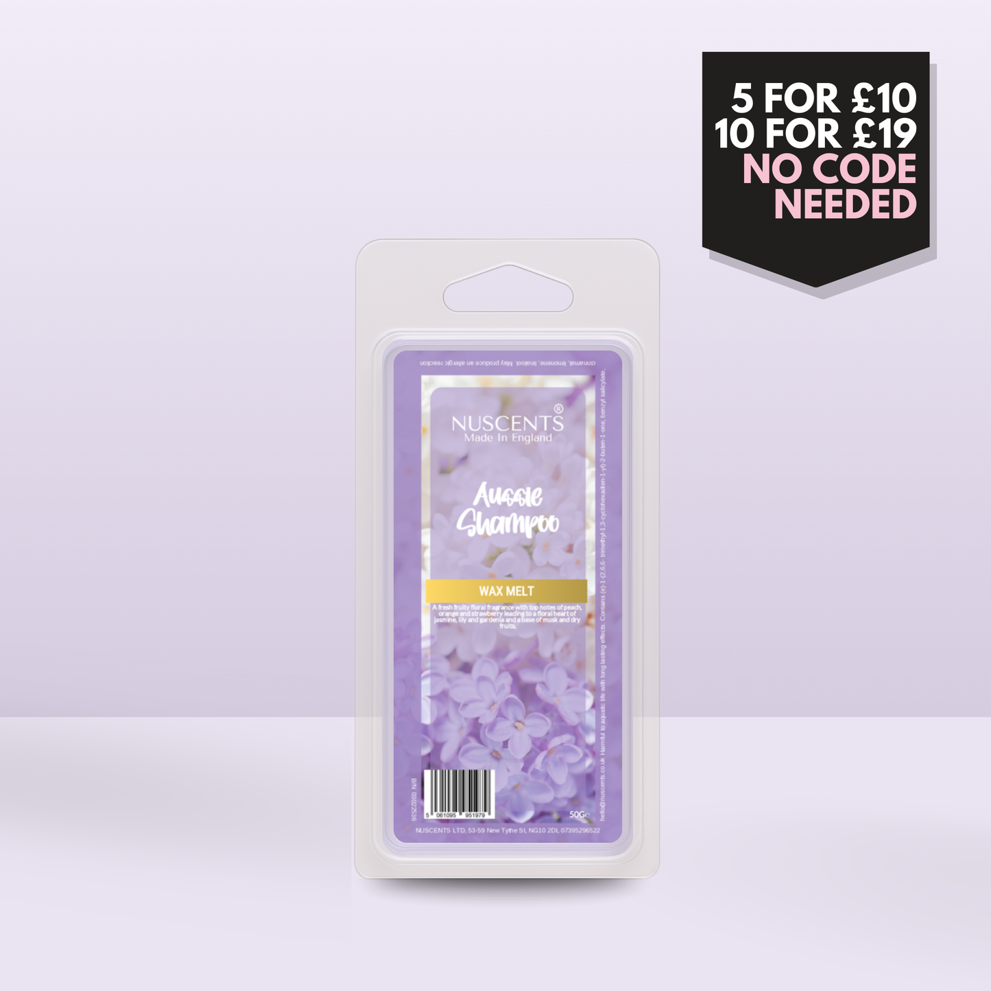 50g Aussie Shampoo Scented Wax Melt