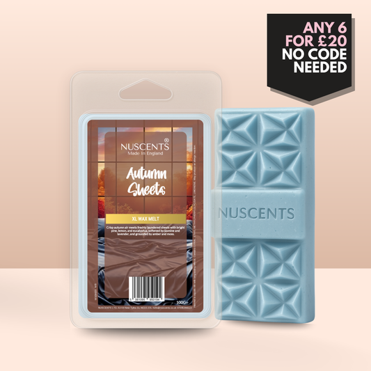 *LAST CHANCE AUTUMN Autumn Sheets Wax Melt 100g XL