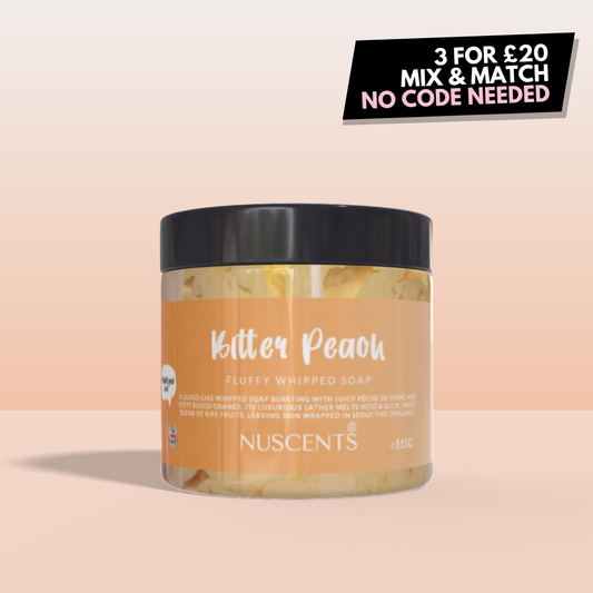 Bitter Peach Whipped Soap