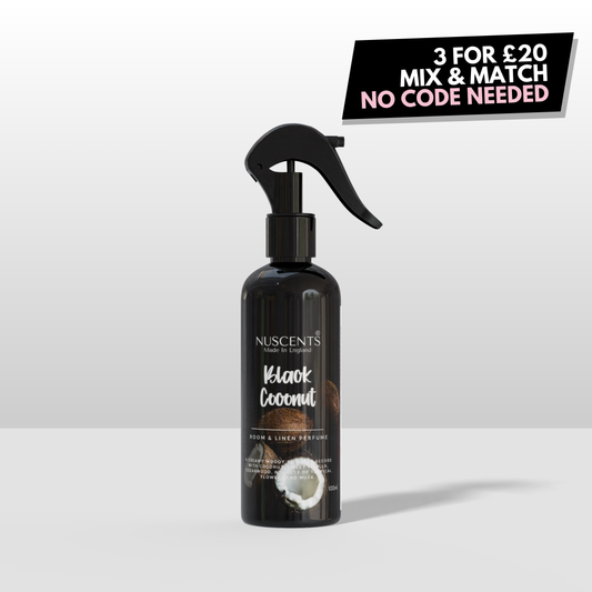 Black Coconut Room & Linen Perfume Spray