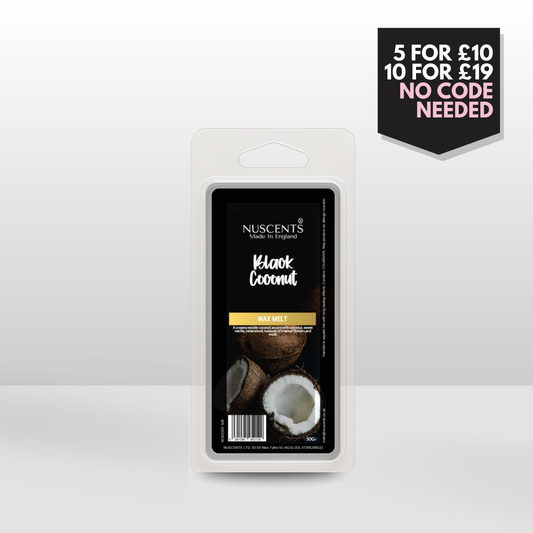 50g Black Coconut Scented Wax Melt
