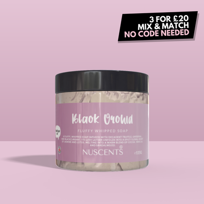 Black Orchid Whipped Soap