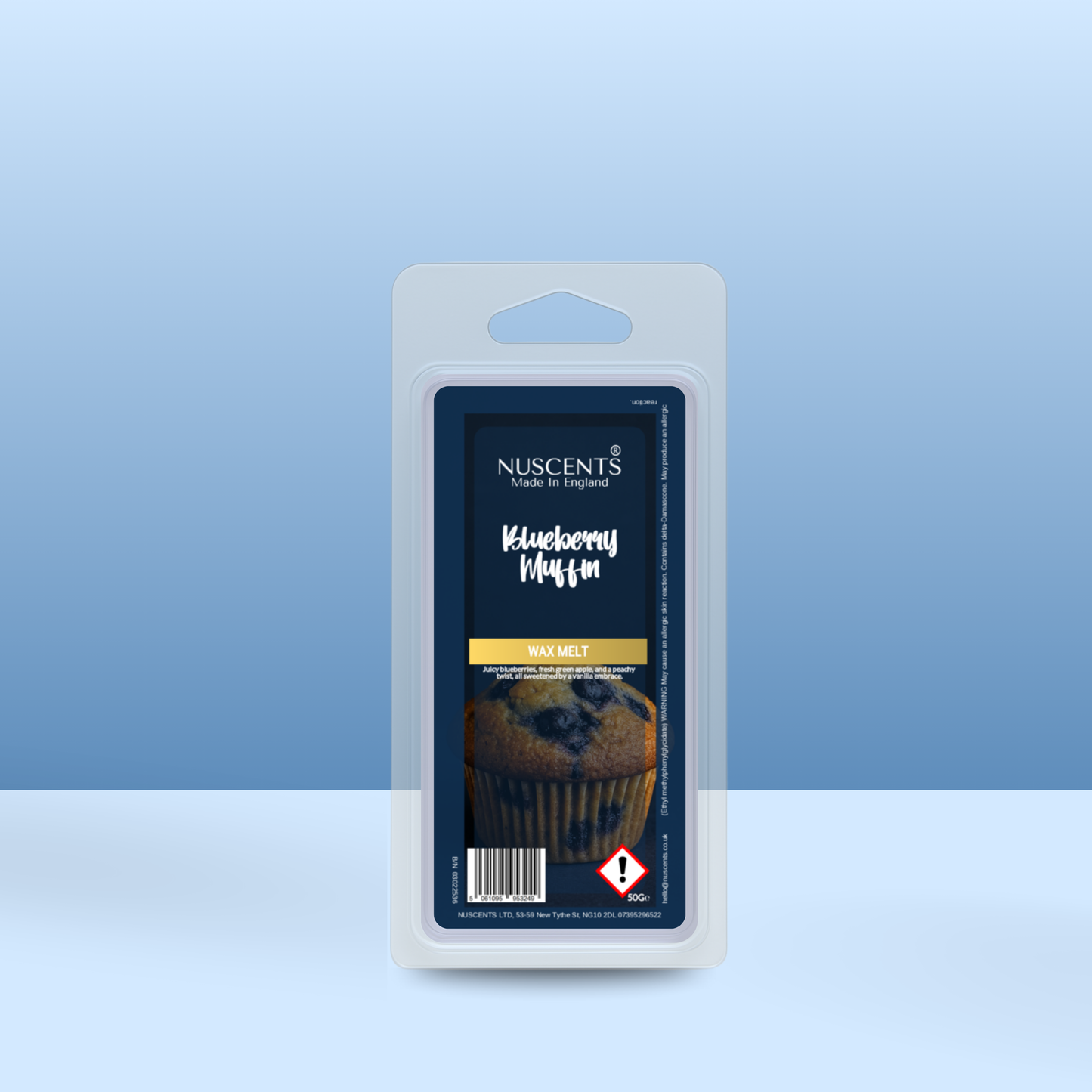 50g Blueberry Muffin Scented Wax Melt - Nuscents