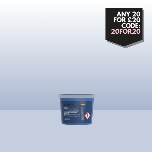 Blueberry & Vanilla Wax Melt Sample 25g - Nuscents