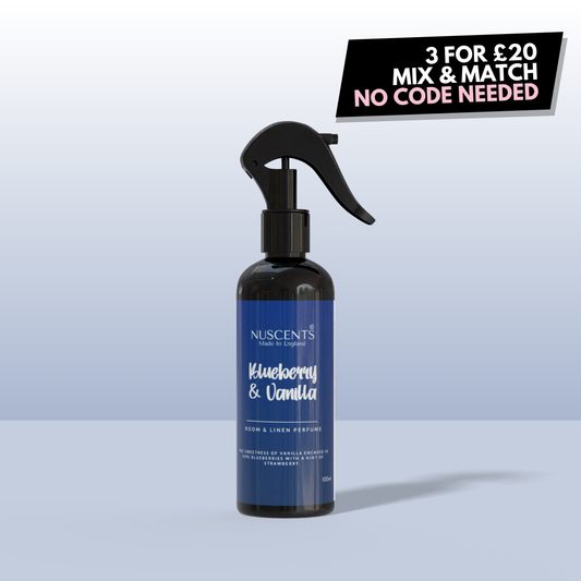 Blueberry & Vanilla Room & Linen Perfume Spray