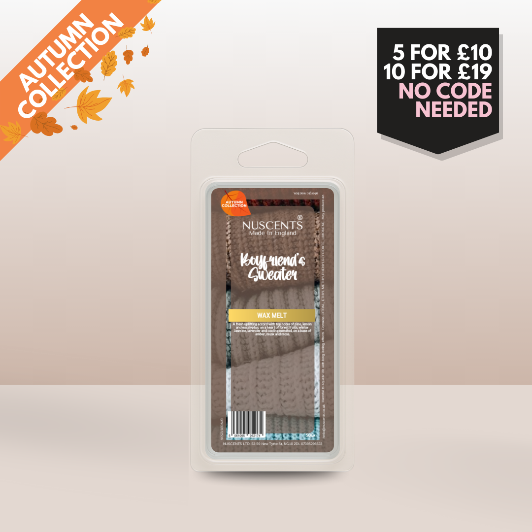 50g *AUTUMN Boyfriend's Sweater Scented Wax Melt