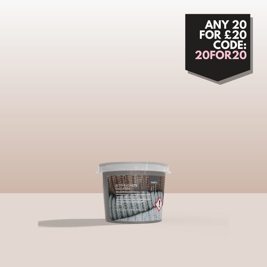 *Boyfriend's Sweater Wax Melt Sample 25g