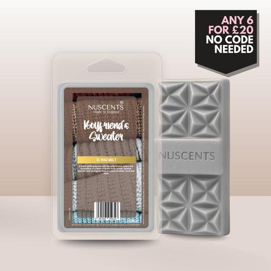 *LAST CHANCE AUTUMN Boyfriend's Sweater Wax Melt 100g XL