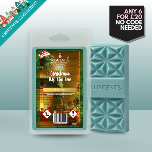 *CHRISTMAS Christmas By The Fire Wax Melt 100g XL