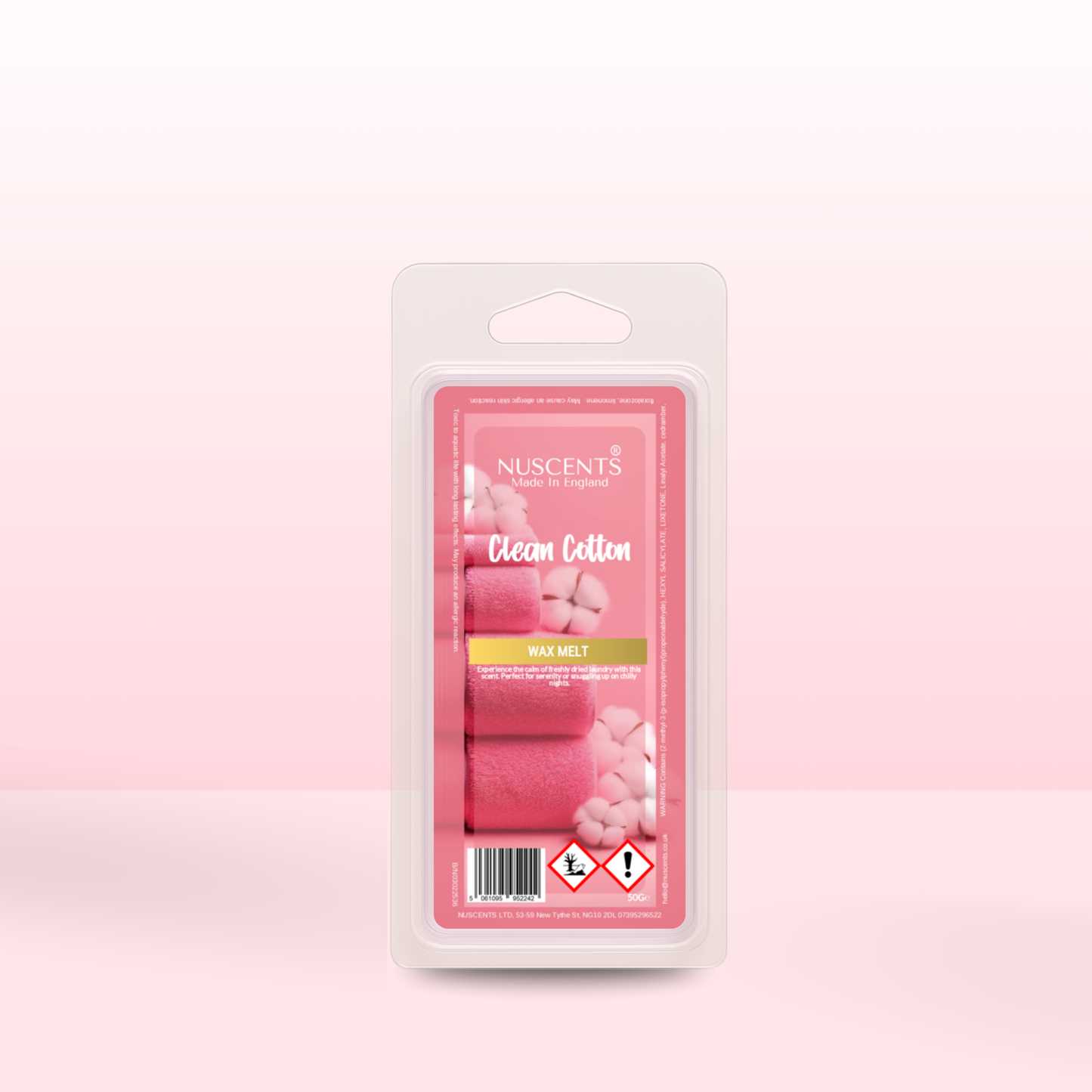 50g Clean Cotton Scented Wax Melt