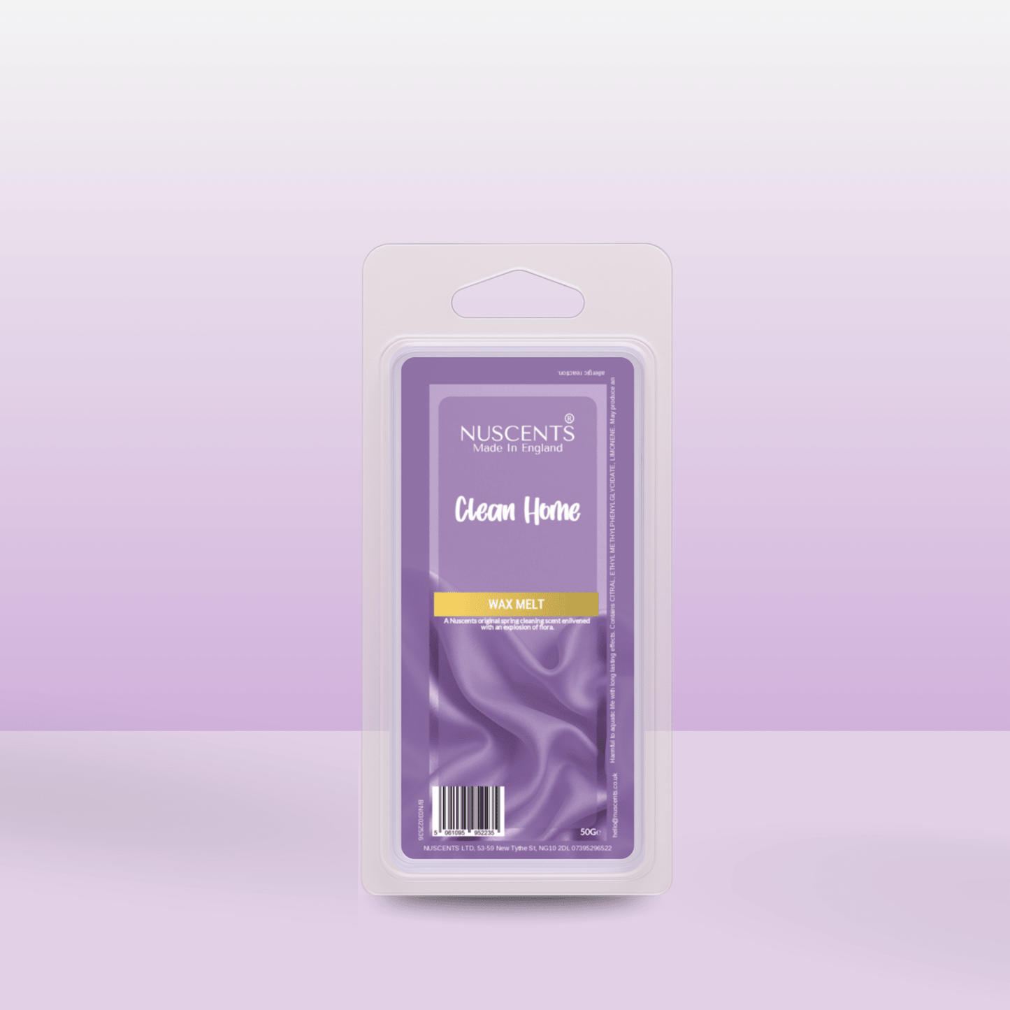 50g Clean Home Scented Wax Melt - Nuscents