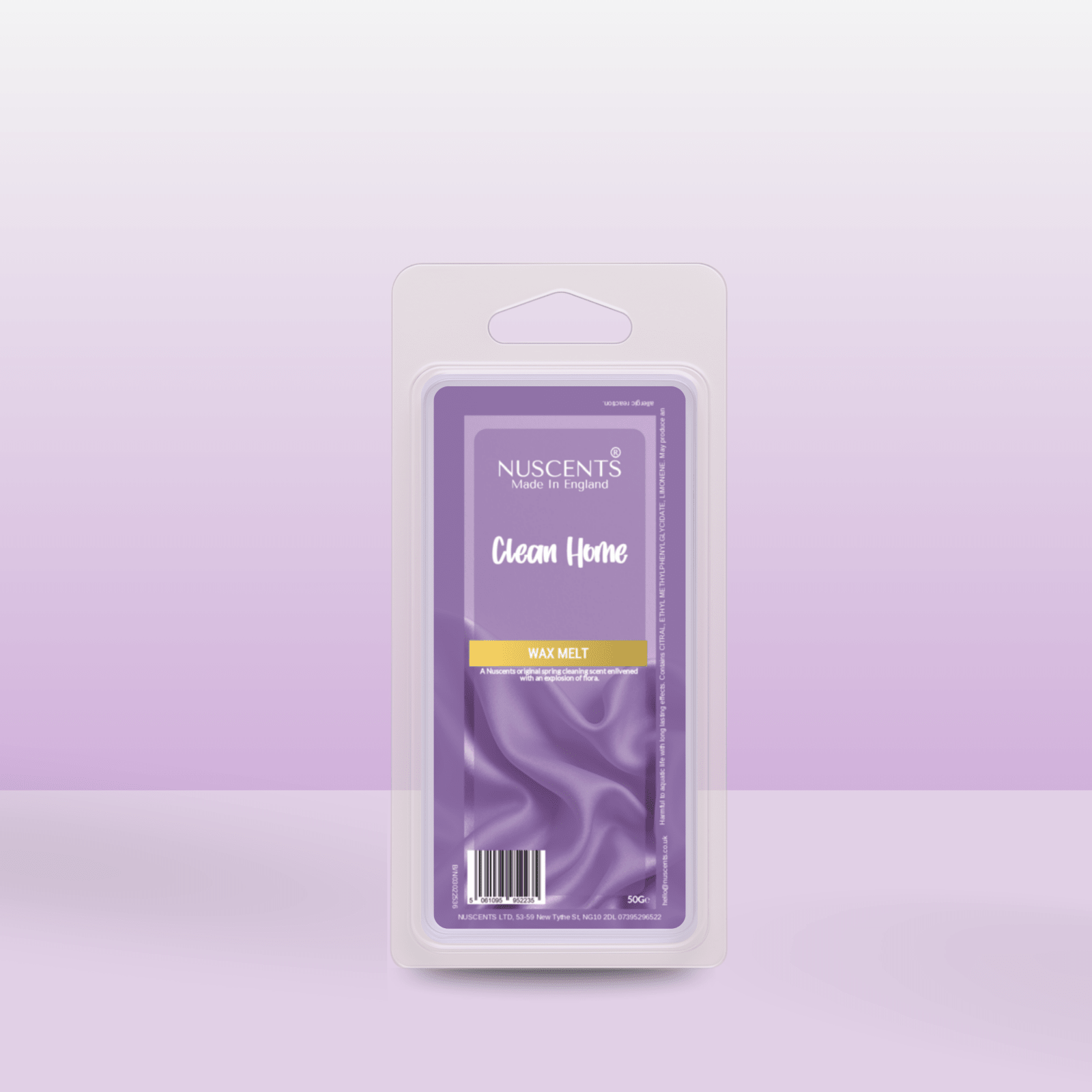 50g Clean Home Scented Wax Melt - Nuscents
