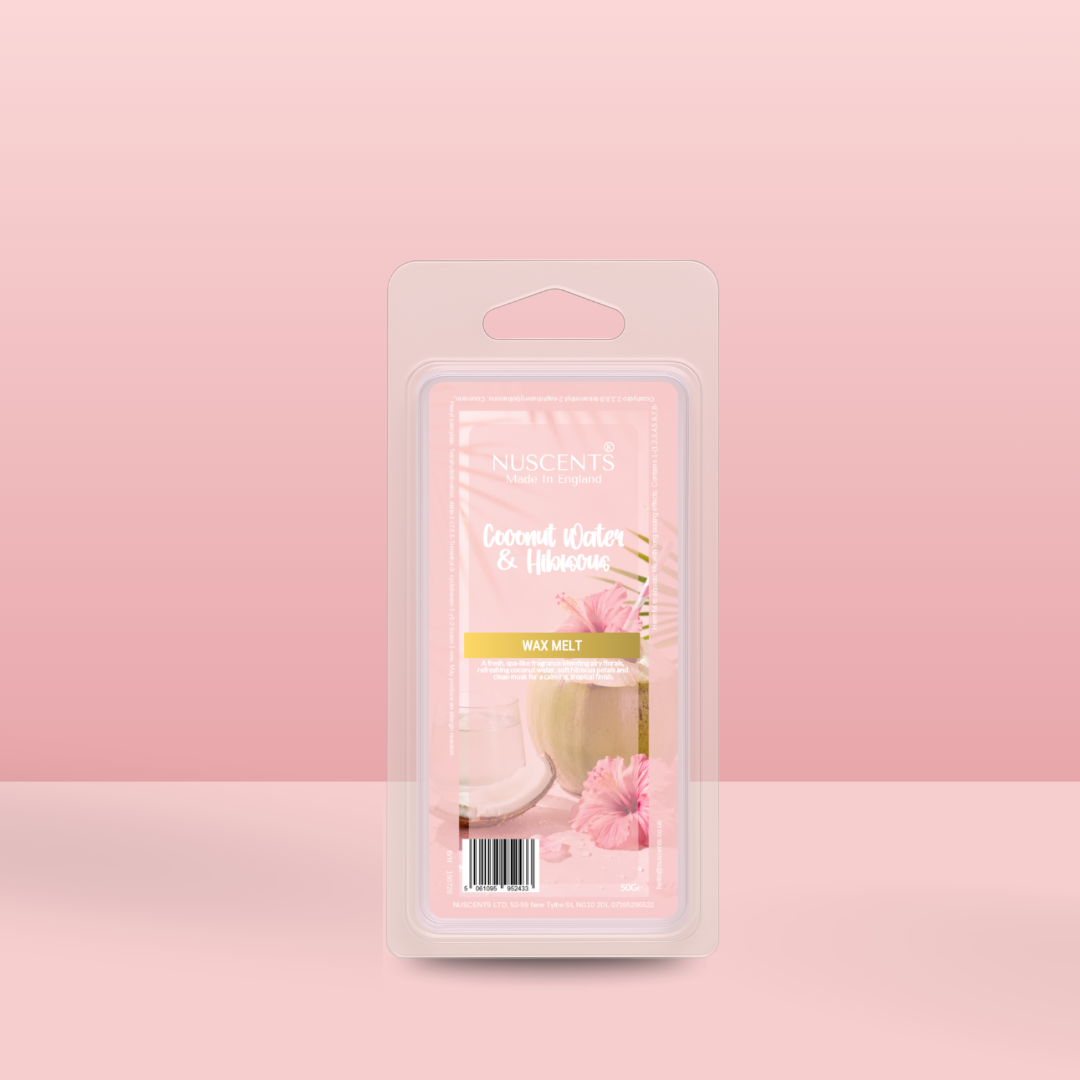 50g *Coconut Water & Hibiscus Scented Wax Melt