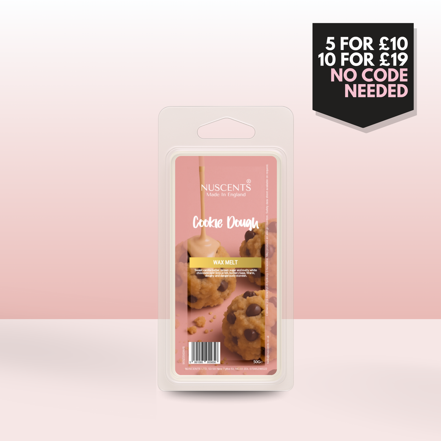 50g *NEW Cookie Dough Scented Wax Melt