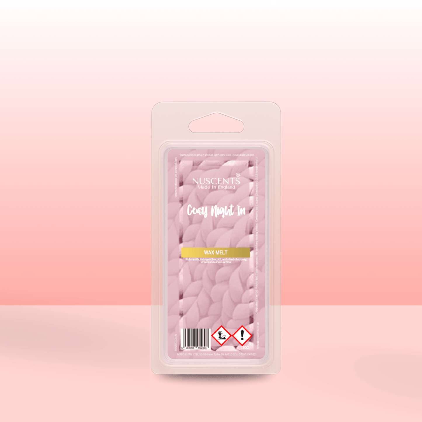 50g *Cosy Night In Scented Wax Melt - Nuscents