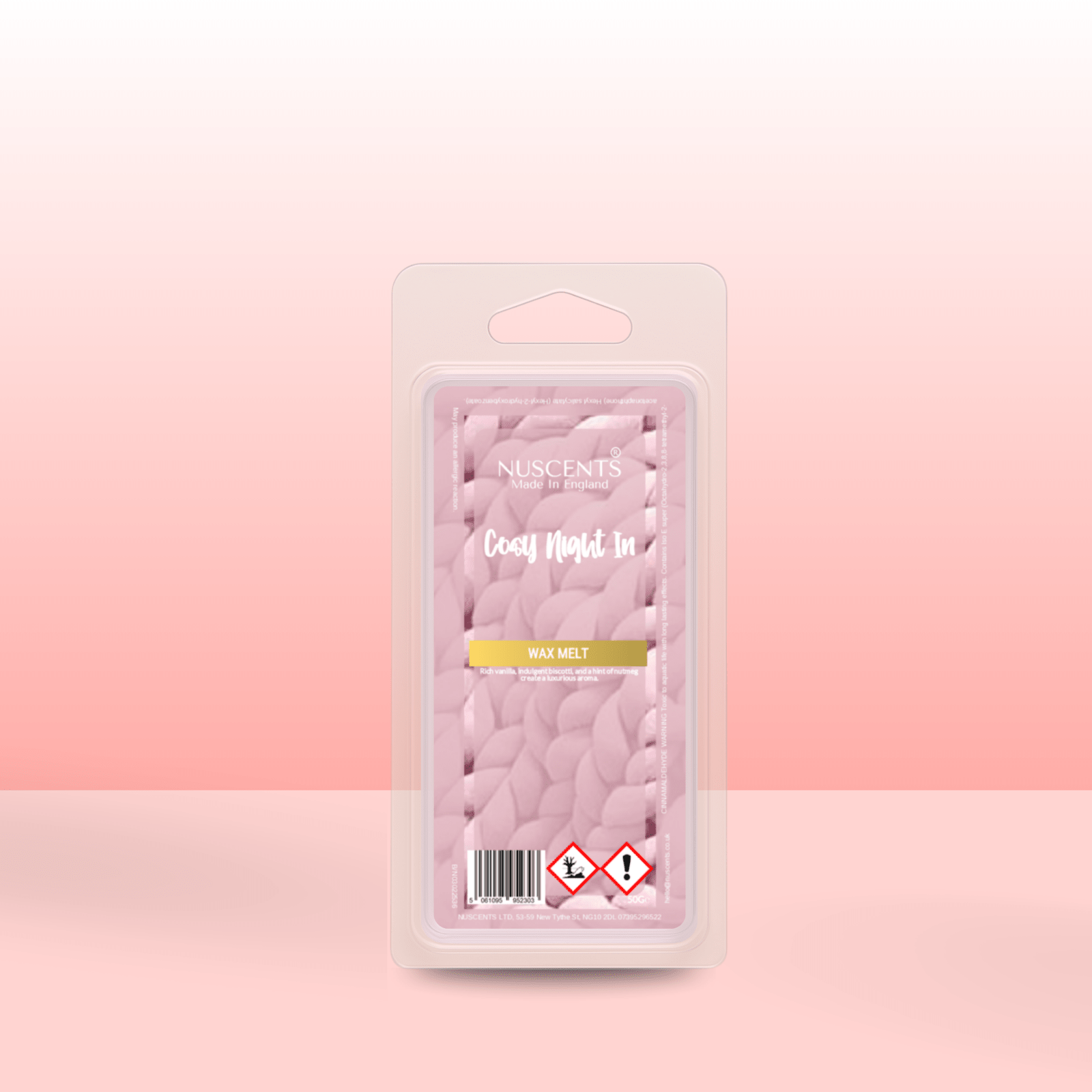 50g *Cosy Night In Scented Wax Melt - Nuscents