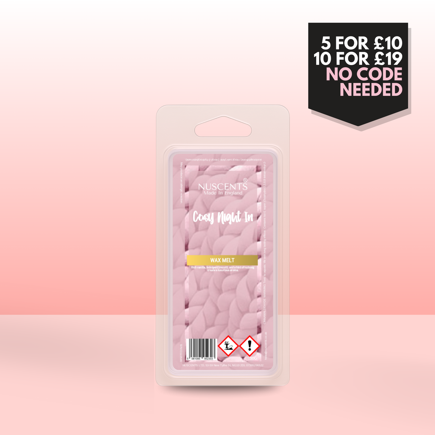 50g *LAST CHANCE Cosy Night In Scented Wax Melt