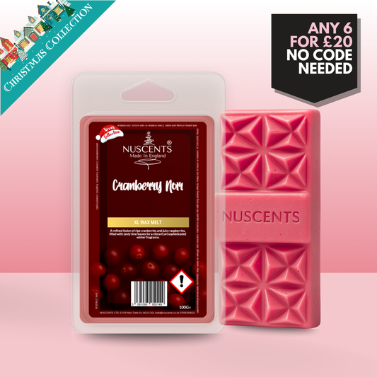 *CHRISTMAS Cranberry Noir Wax Melt 100g XL