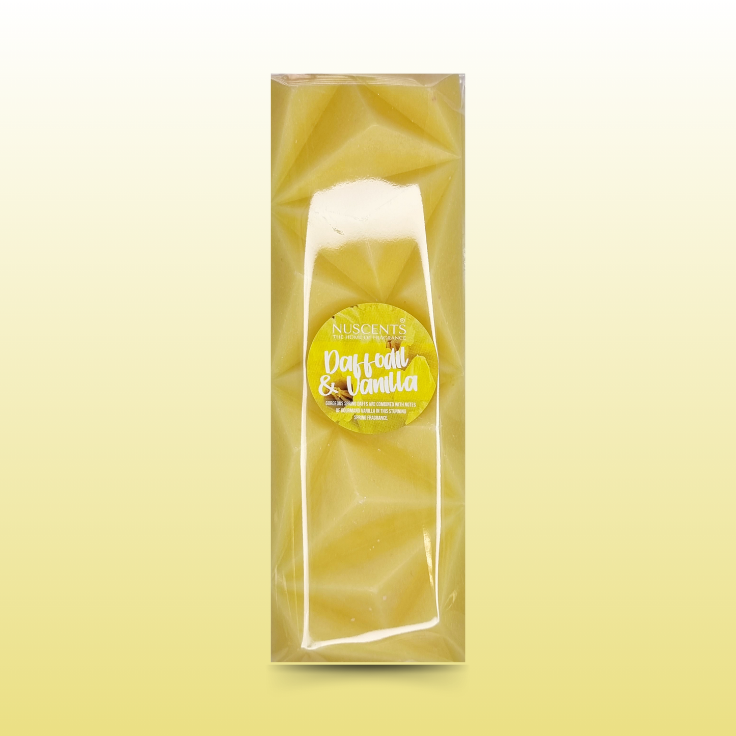 Daffodil & Vanilla Flower Wax Melt Snap Bar XL