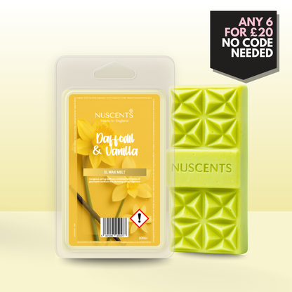 Daffodil & Vanilla Flower Wax Melt 100g XL