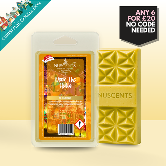 *CHRISTMAS Deck The Halls Wax Melt 100g XL