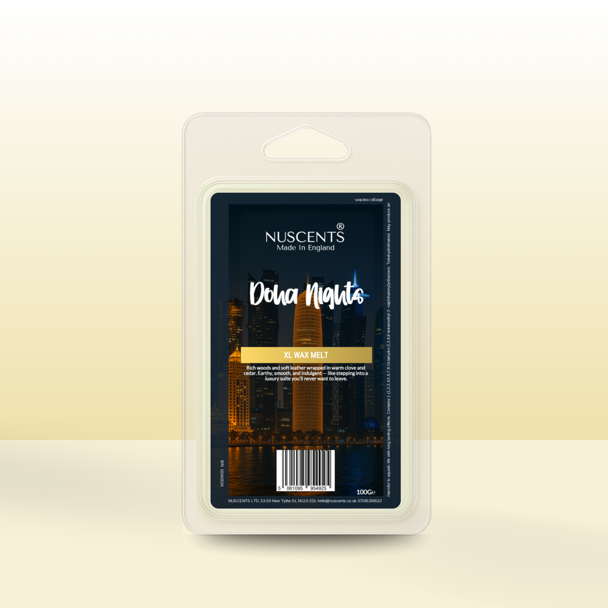 *NEW Doha Nights XL Wax Melt - Nuscents