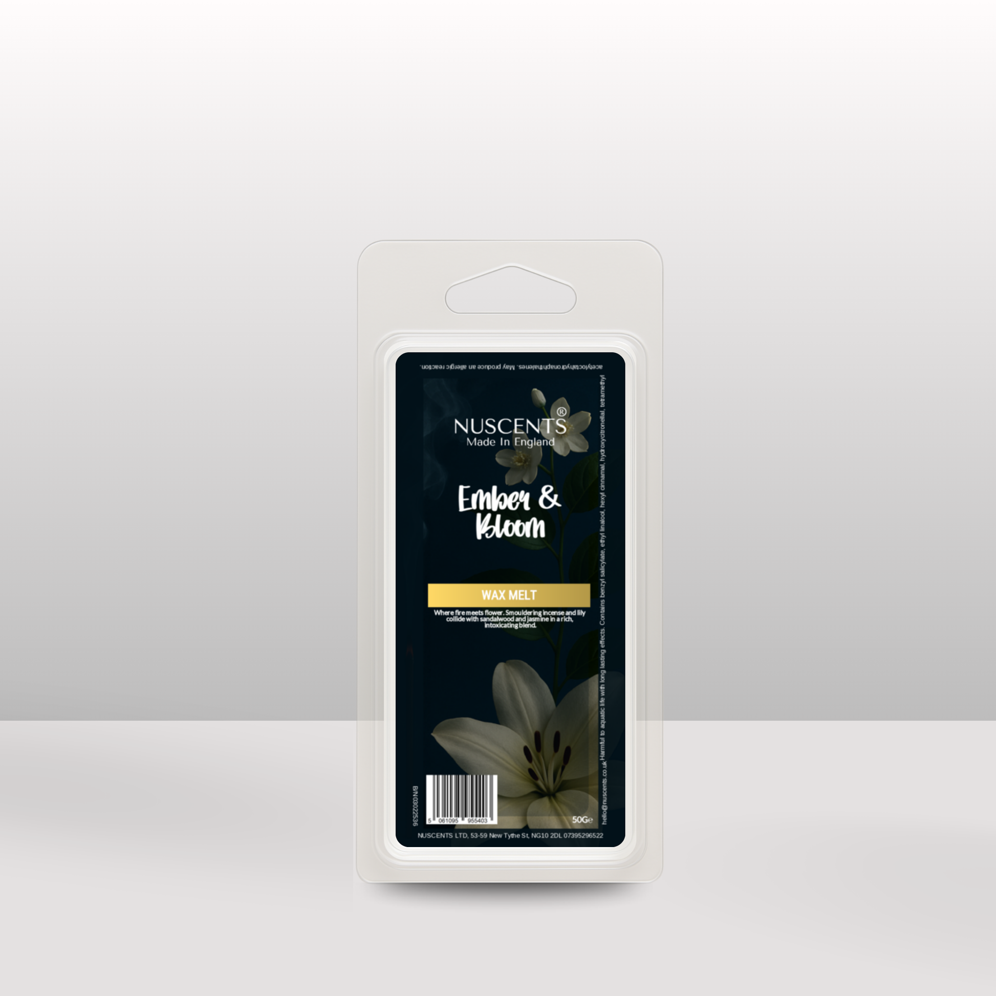 50g *NEW Ember & Bloom Scented Wax Melt - Nuscents