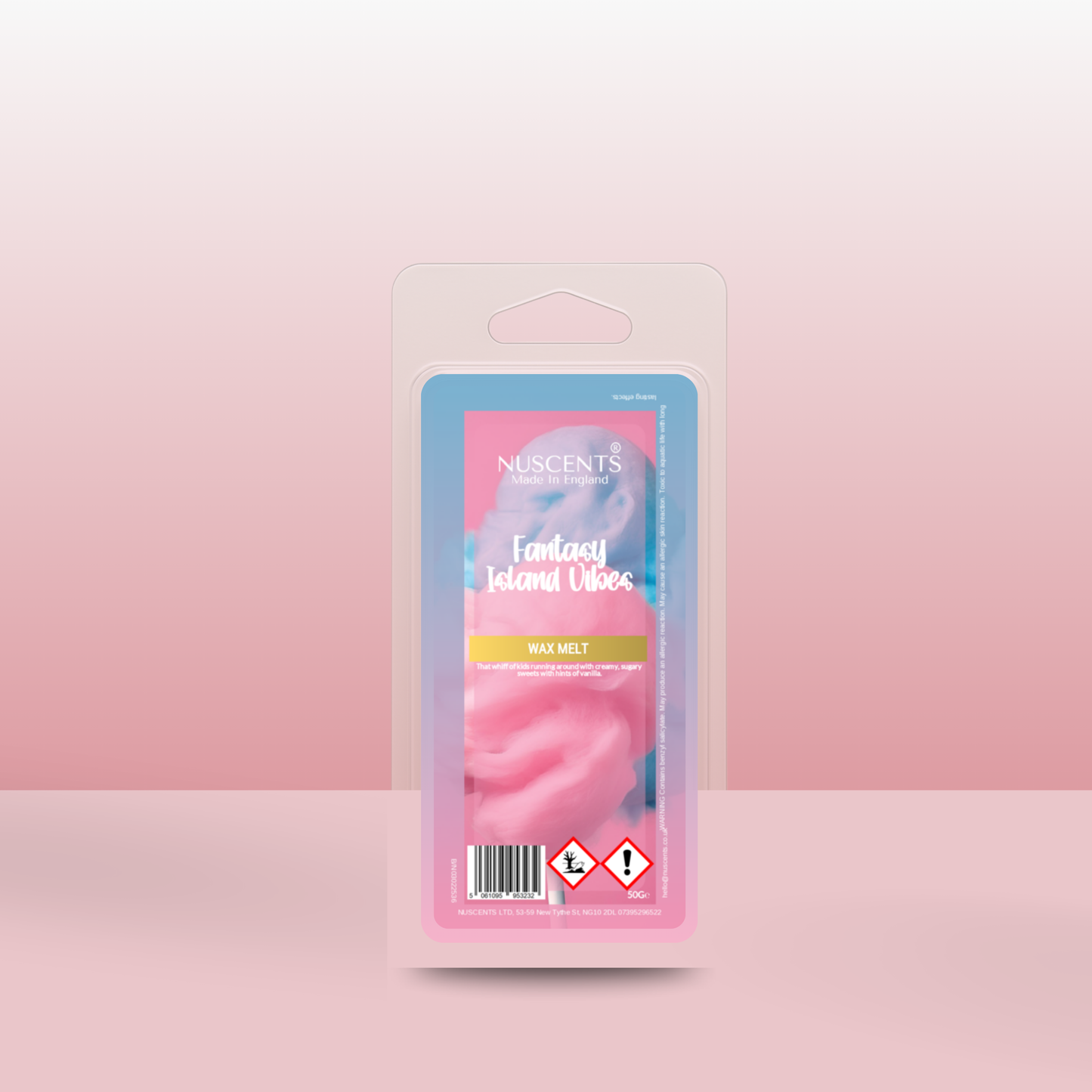 50g *LIMITED EDITION Fantasy Island Vibes Scented Wax Melt - Nuscents