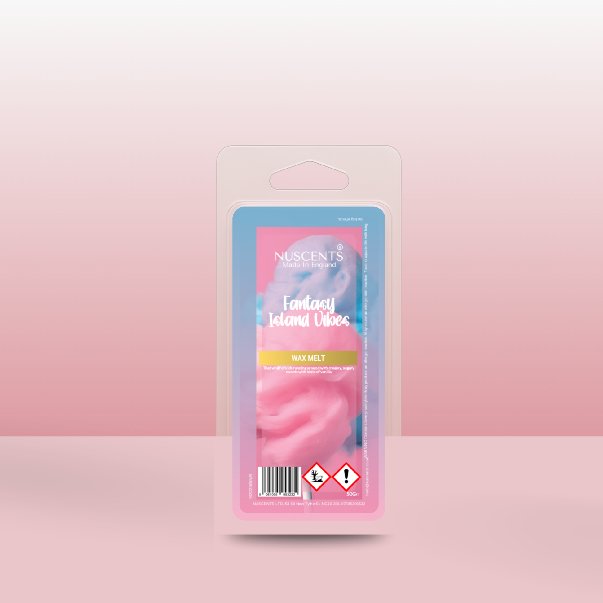 50g *LIMITED EDITION Fantasy Island Vibes Scented Wax Melt - Nuscents