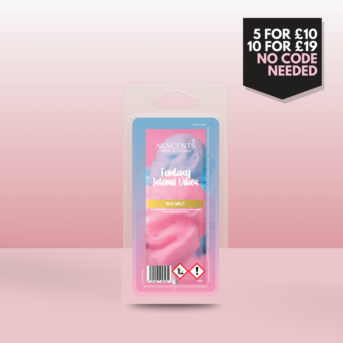 50g *LIMITED EDITION Fantasy Island Vibes Scented Wax Melt