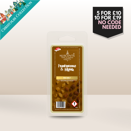 50g *CHRISTMAS Frankincense & Myrrh Scented Wax Melt