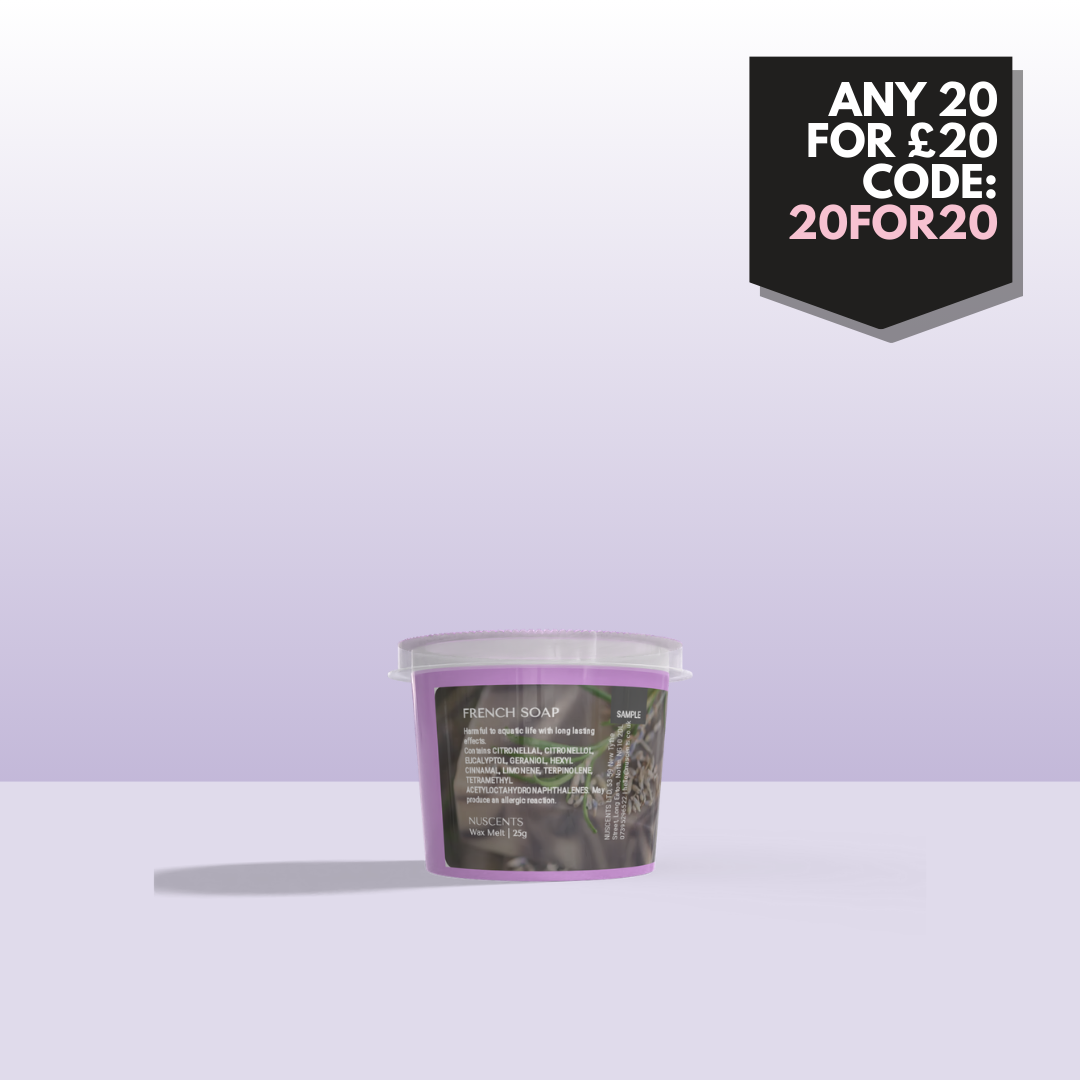 *French Soap Wax Melt Sample 25g