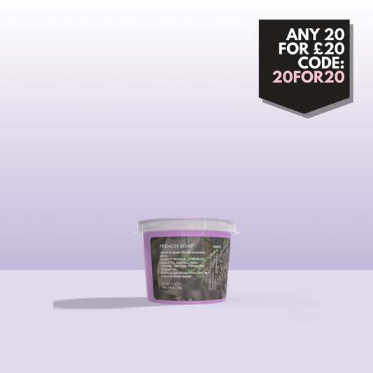 *French Soap Wax Melt Sample 25g