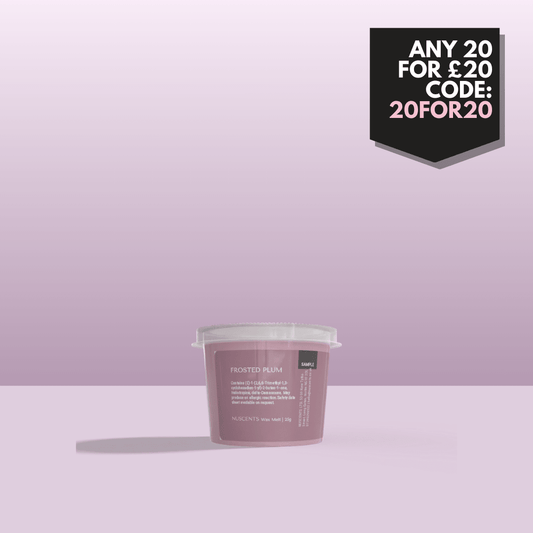 Frosted Plum Wax Melt Sample 25g - Nuscents
