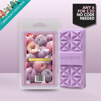 *CHRISTMAS Frosted Plum Wax Melt 100g XL