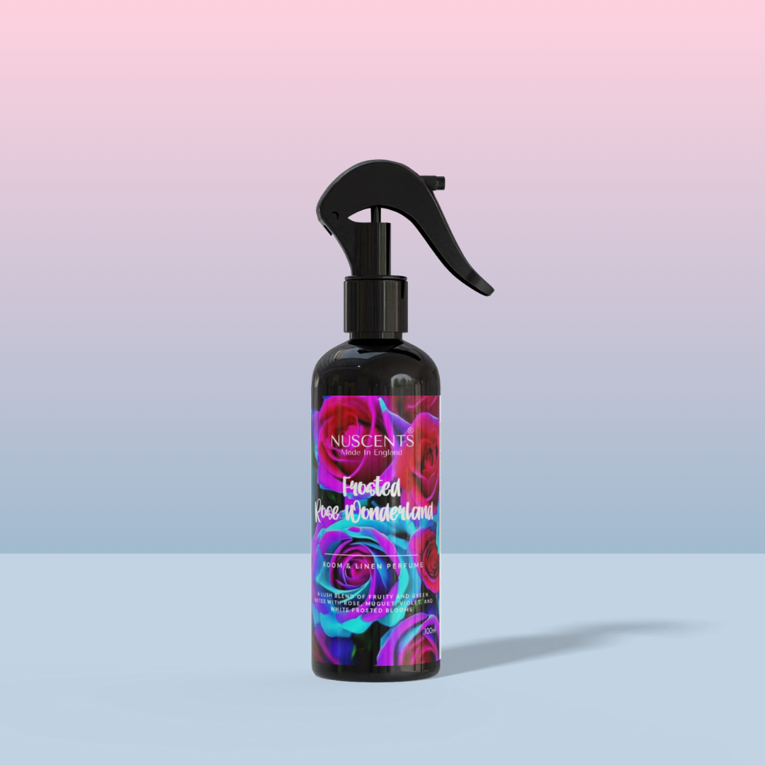 LIMITED EDITION Frosted Rose Wonderland Room & Linen Perfume Spray - Nuscents