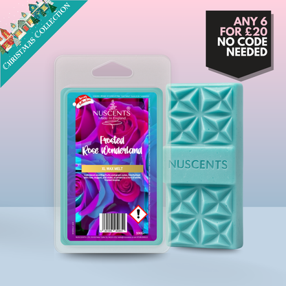 *CHRISTMAS Frosted Rose Wonderland Mrs Hinch Wax Melt 100g XL