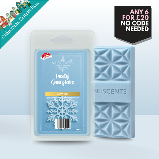 *CHRISTMAS Frosty Snowflake Wax Melt 100g XL