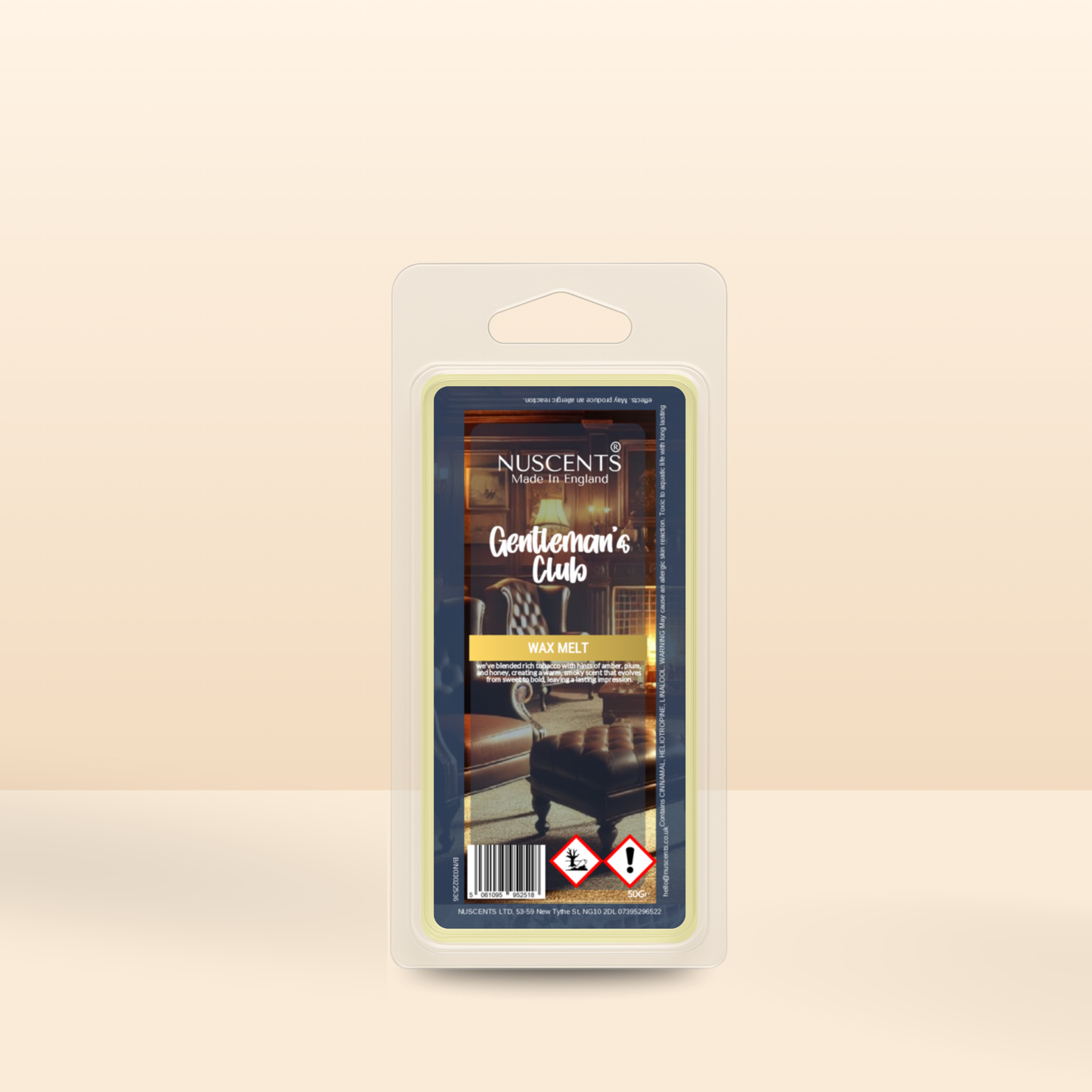 50g *LAST CHANCE Gentleman's Club Scented Wax Melt