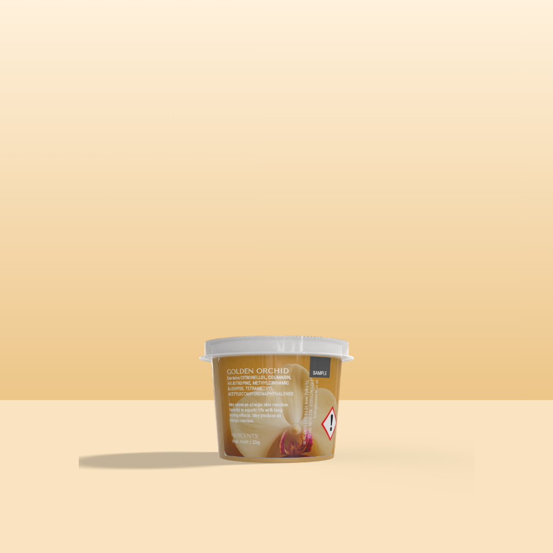 *Golden Orchid Wax Melt Sample 25g